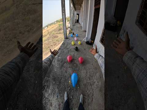 balloons🎈🤩 hi balloons🎈🤩 fod diye #ytshorts #parkour #running #football #shorts#pov #viral#jumpstyle