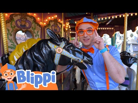 Spot the Animal! Blippi Visits Adventure City's Farm Animals 🐮🐷| Educational Videos for Toddlers