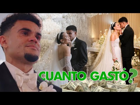 ¡Impresionante! Esta fue la Millonada que Gastó Luis Díaz en su Matrimonio con Geraldin Ponce.