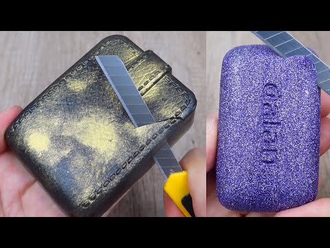 Relaxing Soap Cutting ASMR. Satisfying Soap and lipstick cutting. Corte de jabón - 1065