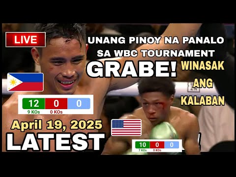 LATEST FIGHT! April 19, 2025 l Jerald Into panalo sa WBC tournament