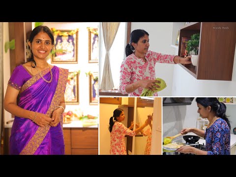 கொஞ்சம் பெரிய வேலை தான் 😅| Deep Cleaning, Home maintenance Tips| Poori Masala | Vennila Veedu Vlogs