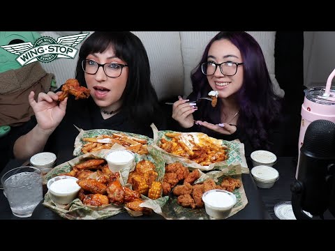 WINGSTOP MUKBANG WITH EVELYN