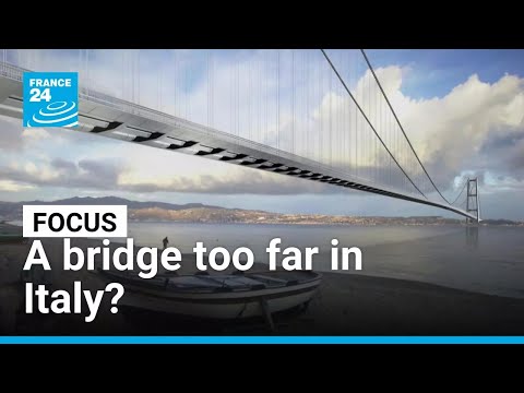 YouTube video thumbnail: A Bridge too far in Italy? Scepticism Over Planned Link Between Sicily and Mainland