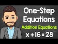 Solving One-Step Addition Equations
