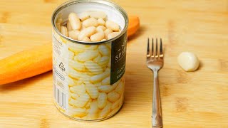 Беру БАНКУ ФАСОЛИ и МОРКОВЬ! Готовлю Салат Экономный от которого не могу отказаться! За 5 минут!