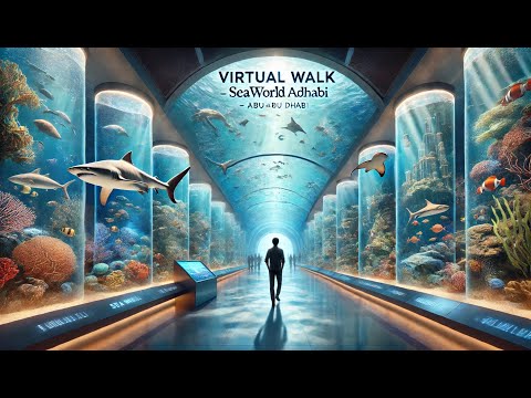 Walk in World's Largest Aquarium—Sea World  in Abu Dhabi