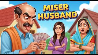 The Miser Husband | Moral Stories in English | A heart Touching Story | Learn English | Comedy