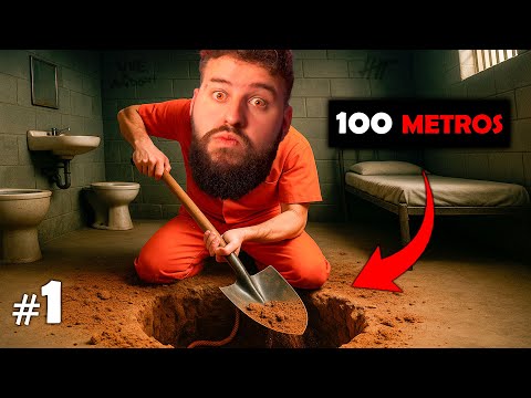 Cavรฉ un AGUJERO GIGANTE para ESCAPAR DE PRISIรN ๐โ๏ธ