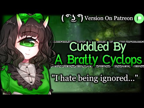 Tsundere Cyclops Reluctantly Cuddles You To Sleep [Bratty] | Monster Girl ASMR Roleplay /F4A/