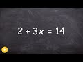 Solving Linear Equations and Inverse Operations