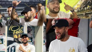 Neymar had the entire Vila Belmiro chanting “come back Neymar”