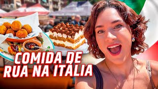 PROVANDO COMIDAS DE RUA ITALIA!!!