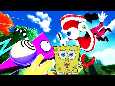 The Amazing Digital Circus - TENTE NÃO RIR!  Bob Esponja REACT