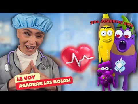 A la banana le gusta mucho meterse en las papayas | cirujana por un día 👩‍⚕️🍆