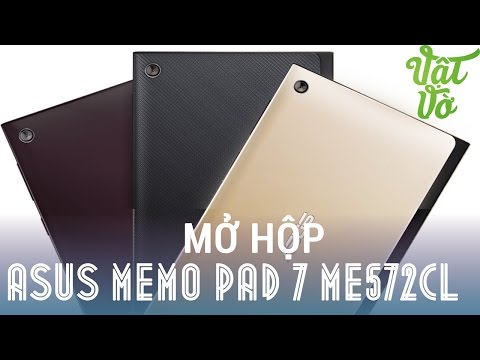 (VIETNAMESE) [Review dạo] Mở hộp và đánh giá nhanh Tablet đẹp nhất của Asus -  ASUS MeMO Pad 7 ME572CL