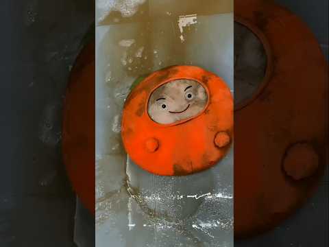Chinki's teddy bear on the Road 😱 ~ mini wood - toy woodworking art skills/ hand craft ideas #shorts
