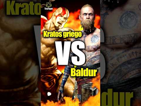 Kratos Griego VS Baldur ¿Quién ganaría? 🔥 #trytiger #kratos #godofwar
