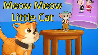 Meow Meow Little Cat Song | Nani Babu Nursery Rhymes | Baby Song for Kids