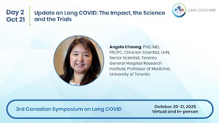 3rd Canadian Symposium on Long COVID | Update on Long COVID The Impact, The Science and The Trials