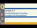 Permutations and Combinations Concepts