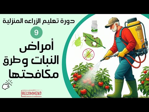 تعلم بنفسك طريقة القضاء على امراض النباتات و كيف تصنع مبيدات طبيعية بنفسك. ما هي افات النبات ح9