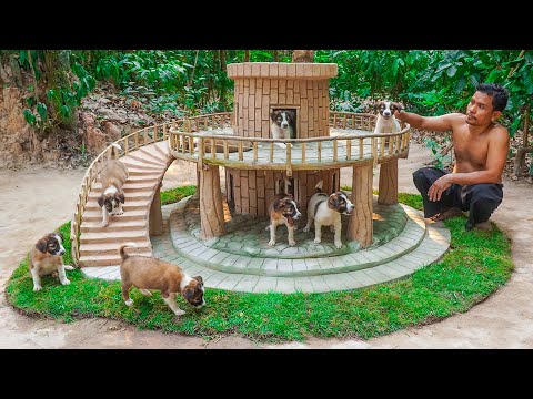 Rescue Dogs and Build Hut for Puppies - Build Dog House