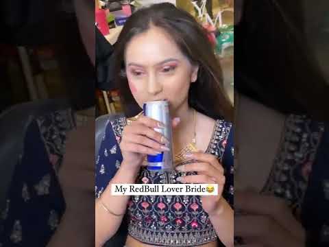 Who else needs this energy Drink on its wedding ? #shorts #ashortaday #makeuplook #weddingvibes
