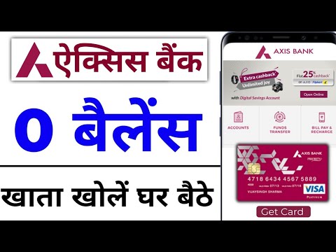Axis Bank Zero Balance Account | Axis Bank | Axis Bank Savings Account Opening Online