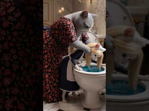 أم جنزيرة حط راس ام هرهوره في قعدة الحمام 🤮