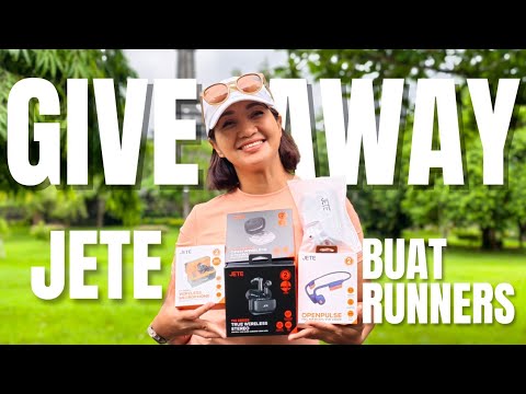 GIVEAWAY & UNBOXING JETE FOR RUNNERS! Run Bag RB5, MP1 Wireless Mic, Open Flow, Open Pulse, TWS TX2