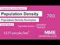 Calculating Population Density Concepts