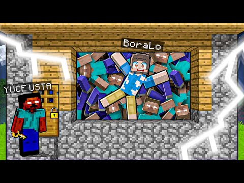 YÜCE USTA BENİ NEDEN HEROBRİNE EVİNE KİTLEDİ? 🔒 - Minecraft