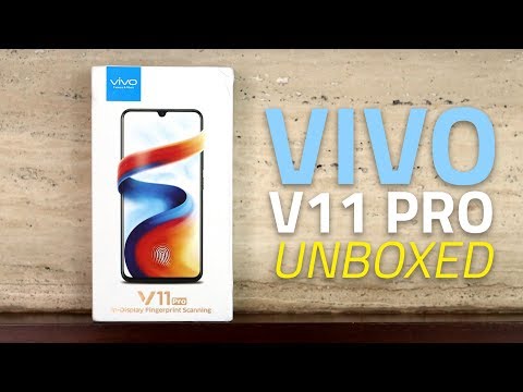 (ENGLISH) Vivo V11 Pro Unboxing and First Look - Specs, Camera, Price, and More