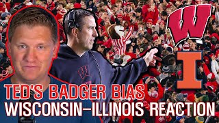 a VERY BIASED REACTION to Wisconsin's WIN over ILLINOIS | Badgers TURNING A CORNER