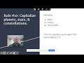 Mastering Capitalization Rules