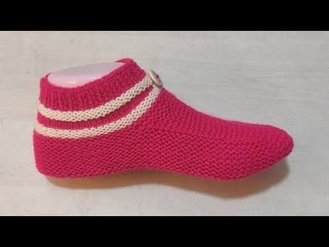 New design super easy ladies knitting booties