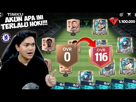 AKU GACHA 1,1 JUTA GEMS DI AKUN BARU! LANGSUNG OVR 116?!! - EA FC MOBILE 25