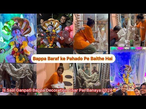 GANESH Chaturthi 2024 🌺Bappa Pahado Pe Baithe Hai 😍🙏Kavita Solanki Vlogs