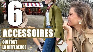 6 ACCESSOIRES MODE QUI FONT LA DIFFÉRENCE