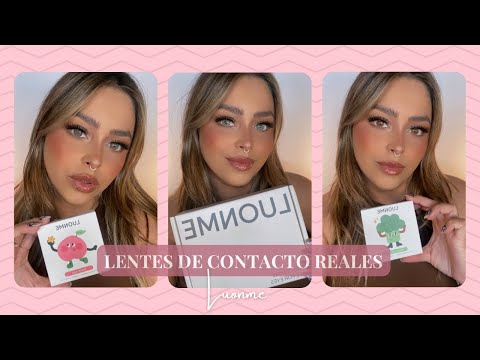 Probando lentes de Contacto Naturales / Luonme 👁️👁️ 