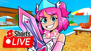 STREAMING UNTIL MM2 UPDATES ☀️🌴 #shorts