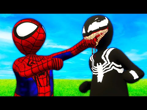 Spiderman FIGHTS With Venom In Jail In HFF !!!