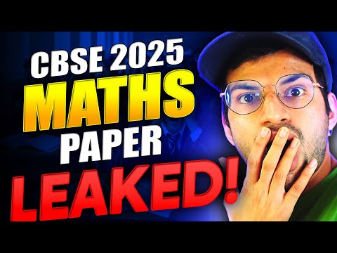 MATHS PAPER LEAKED😱😱 || Class 10 CBSE 2025 Science Paper Leak