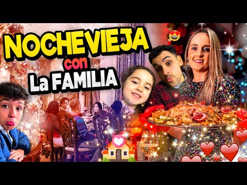 NOCHEVIEJA en FAMILIA 🥳 #VLOGMAS ✨ Rutina Real 24HORAS con Nuestra FAMILIA 🎄👨‍👩‍👧‍👦