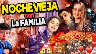 NOCHEVIEJA en FAMILIA 🥳 #VLOGMAS ✨ Rutina Real 24HORAS con Nuestra FAMILIA 🎄👨‍👩‍👧‍👦
