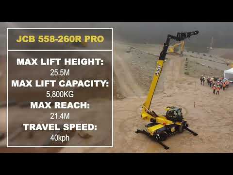 JCB 558-260R Pro Rotary Telehandler