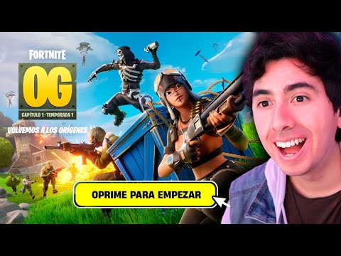 ESTE VIDEO DEBIÓ PUBLICARSE HACE 4 DÍAS 😱 Fortnite OG - Mi Primera Partida!