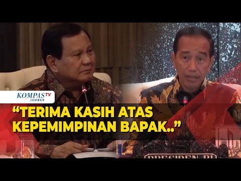 Prabowo di Sidang Kabinet Paripurna Terakhir: Terima Kasih atas Kepemimpinan Bapak Jokowi