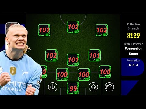 THE BEST GREEN SQUAD! 😎 IN EFOOTBALL 2025 MOBILE